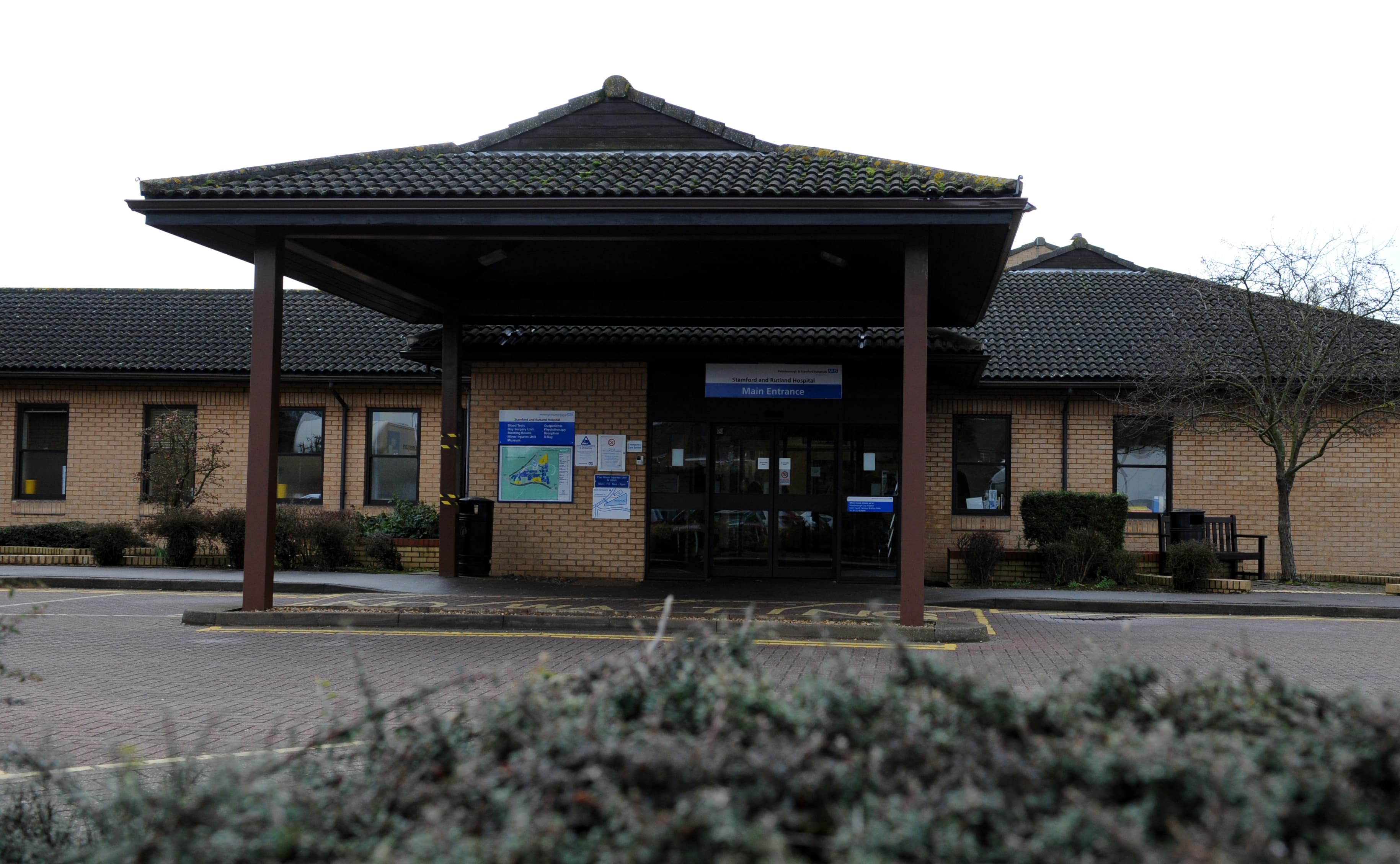 Stamford hospital main entrance